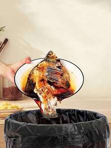 200pcs/Pack Household Handheld Large Roll Trash Bags, Vest Style Plastic Bags, Durable Thick, Creative Box Dispenser - Multicolor - View 6