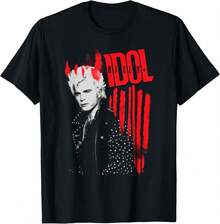Billy Idol - Horns T-Shirt - 黑色 - 查看 1