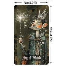 全新星空塔罗牌套装（1盒），适合塔罗初学者的占卜工具，占卜卡，占卜礼物，灵性礼物，高端塔罗牌套装，附带说明书，400克塔罗牌，星空塔罗牌，占星塔罗牌，塔罗牌解读套装 - 塔羅牌 - 查看 4