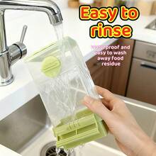 1pc Parrot Automatic Feeder Hull Separator Budgerigar Cockatiel Anti-Spill Hanging Splash-Proof Integrated Feeder Food Box - one-size - View 4