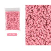 1100 hạt nhựa nhỏ 2.6mm hình ghép pixel, hạt sắt nung chảy, hạt trang trí thủ công chất lượng cao, tự làm đồ thủ công. - Đậu - Xem 18