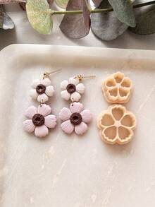 1/2/3/13件套波西米亚风花朵粘土切割器，用于珠宝制作，可爱花朵耳环粘土工具，花朵吊坠粘土切割器，用于DIY吊坠、项链、手链 - Clay Cutter - 查看 10