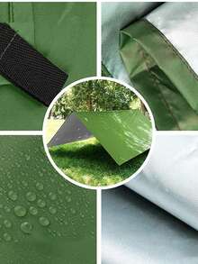 轻便高品质露营吊床防雨罩帐篷 | 防水背包旅行庇护所、遮阳篷及多用途户外旅行必备品，适用于海滩、花园、野餐、徒步旅行 | 非常适合家庭度假、春假旅行、音乐节 - 多色 - 查看 8