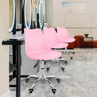 Silla Salon Oficina Escritorio Tulip Sala De Juntas (1, Negro)-089