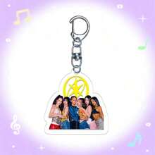 10pcs KATSEYE Acrylic 2D Keychains, K-Pop Merchandise, Concert Souvenirs, Halloween & Christmas Gifts, Small Collectibles - Multicolor - View 6