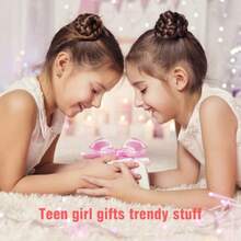Organizador pequeño para joyas de viaje de 24 agosto mini artículos esenciales de viaje para mujeres joyero pequeño para niñas de 8 a 12 regalos de dama de honor regalos de cumpleaños para mujeres-B032 - Largo, rosa intenso - Ver 7
