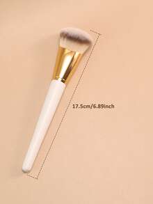 1pc Finger Foundation Make-Up Brush, Liquid Makeup Brush, Super Soft, Professional Makeup Tool, Suitable For Daily Facial Makeup - White - View 6