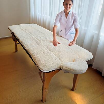Ultra Soft Plush Massage Table Cover With Elastic Straps, Professional Massage, Beauty, Facial Care And Waxing Use Warm Fleece Spa Bed Pad, Fits 28-32 Inch Massage Tables, Comfortable And Skin-Friendly, Suitable For Salon And Home Use
