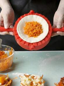 1pc Multifunctional Plastic Manual Dumpling Mold - Dumpling Press And Pie Mold | Suitable For Homemade Dumplings, Chive Pies And Pastries | Essential Kitchen Tool - Multicolor - View 2