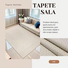 Rustic Living Room/Bedroom Rug 2.00 X 1.40m Handmade Loom No Pile Non-Slip Rubberized Washable Off-White Mustard Geometric Rustic Decorative - Nỗi khát khao - Xem 4