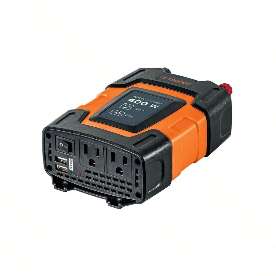 Power Inverter With USB Ports, Tru Per - D - View 1