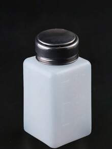 180ml/120ml Metal Head Nail Polish Remover Pump Bottle, Refillable Professional Nail Polish Remover Pump Bottle, Salon Liquid Pump, Durable Metal Top Nail Art Tool DIY Manicure Supplies - Multicolor - View 12