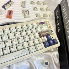 Barcelona Keycap Set, Spanish Themed Keycaps, Original Height 5-Side Dye-Subbed Spanish Keycaps - Barcelona-themed Keycaps - View 6