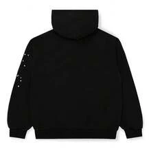 Sp5der I Heart SP5 Souvenir Hoodie Black And Matching Sweatpants Set | Premium Heavyweight Layering Outerwear |Unisex For Both Men And Women | Perfect Streetwear Set | Loungewear And Daily Casual Wear Set - Áo hoodie đen - Xem 8