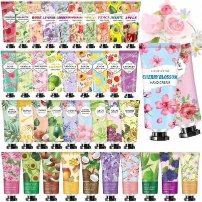 MORE BEAUTY 20/10/5/3/1 set of hand cream gift packages, for women girls. Hand creams include moisturizing type, oil-proof type, anti-freezing type, flower fragrance type hand cream, plant essence moisturizing cream, which has multiple functions such as anti-drying and anti-cracking, suitable for hand care lotion for dry hands, suitable as Christmas gifts for women, teacher Thanksgiving gifts, birthday gifts for teenagers, small packaging hand lotion, gift for mothers on Mother's Day, moisturizing lotion for dry hands, travel-sized, small moisturizing cream, suitable as a compliment gift for women, her Valentine's Day gift, gift for dry hands, suitable as a graduation gift, teacher appreciation gift, Thanksgiving gift, bridesmaid gift, party giveaway, etc.