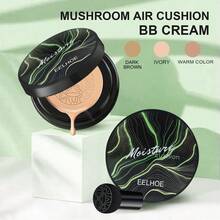 Base de Maquillaje en Esponja Hongo + Spray Fijador para Pieles Oscuras | Hidratante Sin Pegajosidad, Uniformiza Tono, Efecto Pulido, Brillo Acuático Natural, Fijación Duradera Sin Desprendimiento - piel oscura - Ver 4