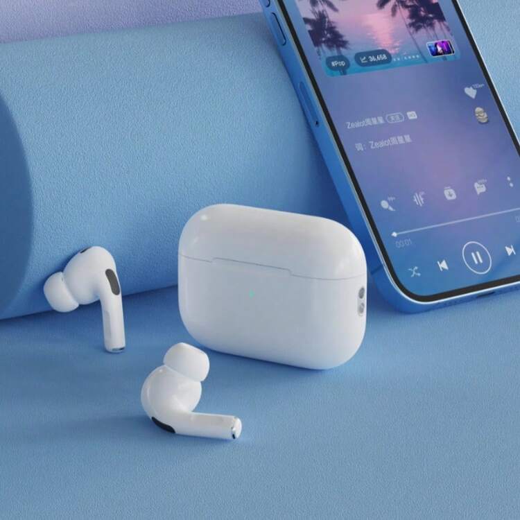 2025新款无线蓝牙耳机，5.3入耳式耳机，强劲低音，超长续航，防水带麦克风，适用于笔记本电脑、平板电脑、手机、运动健身。圣诞节/新年礼物。 - S90 - 查看 1