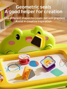 1 Piece Of Magnetic Drawing Board For Children Cartoon Magnetic Drawing Board With Magnetic Seal (Can Be Assembled Into Small Table/Wall/Bracket Mode) - Writing Board - View 7