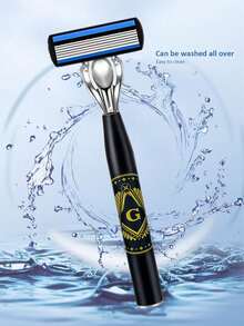 5/8/14/32 st. Delikat manuell rakapparat med 6 blad, vintageporslinsmönster, utbytbara huvuden, inkluderar förvaringslåda, hårborttagningsverktyg för armhålor och ben - Säkerhetsrakhyvel + blad - Visa 3