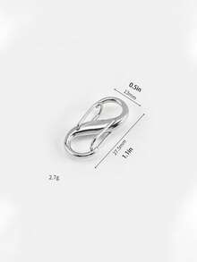 1/5/10 pièces Ensemble de verrous de fermeture éclair anti-vol pour maintenir la fermeture éclair fermée. Clips de mousqueton à double ouverture de type S pour les voyageurs d'affaires et les touristes. Clips de fermeture éclair portables pour sacs à dos, bagages, valises, sacs à main, clés, portefeuilles. Idéal pour la salle de gym, les croisières, les appartements, le camping, la plage, les affaires, les vacances, la rentrée scolaire et les voyages essentiels. Accessoires DIY - Multicolore - Voir 8