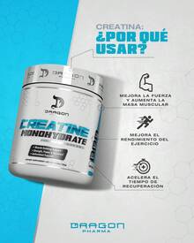 GAT CREATINA SIN SABOR DRAGON PHARMA 200 SERV 1KG - 1Kg - Ver 3