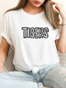 Women T-Shirts - Black - View 8