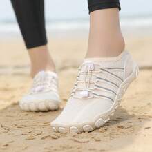 Outdoor Schwimmschuhe, Watschuhe für Damen und Herren, Tauchschuhe, Strand Schnorchelschuhe, Outdoor Angeln Fünf-Finger-Schuhe, Indoor Yoga Springseil Fitness Schuhe - Aprikosenfarben - Übersicht 8