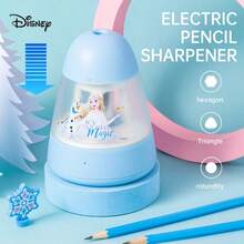 Disney 迪士尼5件套文具套装，包含自动铅笔、卷笔刀、橡皮擦，学生学习用品，便携式返校礼物 - B - 查看 3