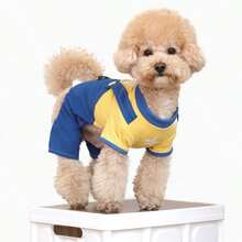 (Small Dog) Dog Clothes, Cute Bib Pants Suitable For Small And Medium Pets, Boy And Girl Dog Jacket Jumpsuit T-Shirt Sweatshirt Dog Clothes Dog Jacket - Multicolor - View 3