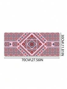 图案桌垫，适用于家庭和办公室的加长型大型鼠标垫、大型游戏鼠标垫、笔记本电脑键盘垫，底部采用防滑橡胶材质，边缘缝合加固。 - 彩色 - 查看 12