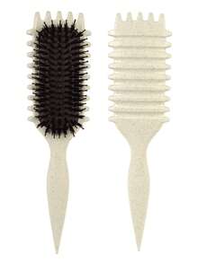 Hair brushes-EU+UK Bàn chải định hình lọn tóc xoăn | Bàn chải tóc xoăn chuyên nghiệp 2026 cho những lọn tóc xoăn, gợn sóng và xoắn hoàn hảo – Chống xù, lướt nhẹ nhàng, tạo kiểu tóc chất lượng salon - Hình vuông - Xem 16