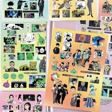 灵能百分百动漫贴纸，校园与超能力相结合，防水材质，适用于手机壳装饰 - 彩色 - 查看 3