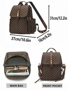 Multifunctional City Backpack | Interpreting The Aesthetics Of All-Scenario Travel, Unlocking Absolute Visual Sovereignty For Commuting, Travel, And Daily Life. A Set Of Equipment With A Scientific Three-Mode Matrix: The Entire Series Is Equipped With Adjustable Shoulder Straps And Top Carry Handle - Multicolor - View 3