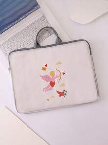 情人节趣味图案印花笔记本电脑包，电脑布套配件，柔软笔记本电脑包，柔软笔记本电脑保护套，笔记本电脑保护套，平板电脑皮包，笔记本电脑拉链保护套，学校、商务和办公礼品的最佳选择，返校季便携式数码收纳包，学习用品，返校季折扣店 - 彩色 - 查看 7