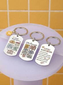 Joivida 1Pc Fun Inspiration Gift Keychain - You Are Enough Keychain, Reminder Keychain, Men's And Women's Inspiration Gifts Valentine's Day Car Accessories Bag Charm School Letter Cute Goth Y2k - Multicolor - View 5