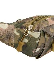 时尚女士腰包/胸包，隐形拉链，纯色防水尼龙材质，可装硬币和小物件。男士拉链前开式腰包/胸包/斜挎包/单肩包，适合旅行、工作、运动等场合，轻便防盗，配有可调节肩带，尼龙材质，简约户外大学包。 - 紫紅色 - 查看 10