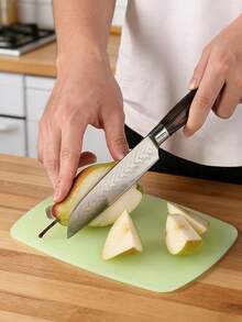 3件套塑料砧板套装，加厚砧板，适用于肉类、蔬菜、水果，带易握手柄，可放入洗碗机清洗（多种颜色） - 彩色 - 查看 5