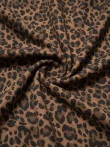 GRDR 男士时尚豹纹休闲短裤，夏季 - 黃色 - 查看 5