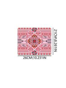 图案桌垫，适用于家庭和办公室的加长型大型鼠标垫、大型游戏鼠标垫、笔记本电脑键盘垫，底部采用防滑橡胶材质，边缘缝合加固。 - 彩色 - 查看 13