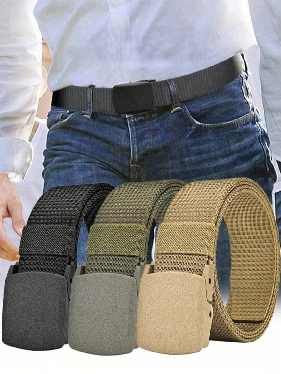 Versatile Casual Men's Belt, Suitable For Various Occasions, Fits Pants - Multicolor - View 1