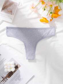 7 chiếc/gói quần lót dây cotton không đường may dành cho nữ, gợi cảm, thoáng khí, cạp thấp, phù hợp cho thể thao và tập luyện. - Nhiều màu - Xem 9