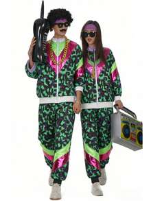 Men Cosplay Clothing - Green - View 4