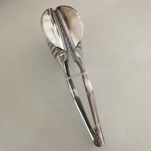 1pc Stainless Steel Tomato Lemon Slicer Stand, Round Fruit Onion Julienne Cutter Guide Clip With Handle, Kitchen Potato Lime Vegetable Slicer Rack - Multicolor - View 10