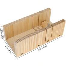 1个蜡烛肥皂切割器抽屉盒，木制肥皂斜面刨刀带盒，可调节修边刨刀，用于手工肥皂和蜡烛制作，肥皂蜡烛模具切割器，DIY工艺品制作用品 - 杏色 - 查看 16