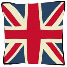 Brigantia Needlework Union Jack Tapestry Cushion Front Kit In Tent Stitch - Multi - View 4