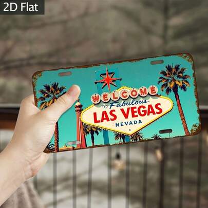 For Decorative Use Only2D Flat, 1Pc Vintage "Welcome To Fab…