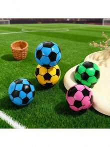 1 Set 1pc European Cup Football Shaped Pencil Sharpener, Pencil Sharpener, Pencil Eraser, Student Notebook Pencil Eraser Tool, Office & School Supplies, Cute Single Hole Plastic Pencil Sharpener, Stainless Steel Blade, Student Stationery Gift, Pencil Sharpener - Quick And Sharp - Multicolor - View 6