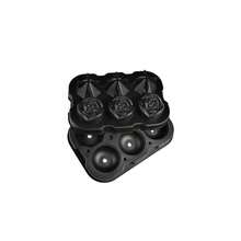 6格玫瑰色硅胶冰格，易脱模大冰球制作器，适用于鸡尾酒、饮料、威士忌、波旁酒和自制果汁 - 彩色 - 查看 12