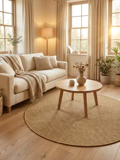 驼色卧室地毯，仿剑麻长条地毯，适用于入口、洗衣房、走廊、卧室、厨房、客厅和餐厅的硬木地板，时尚长款地垫 - 室内四季家居装饰，门垫，可水洗且防滑，非常适合用作走廊地毯、卧室地毯、厨房地毯、床边地毯，家居装饰，厨房装饰