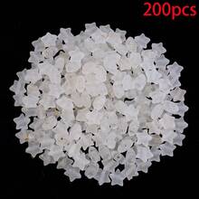 200pcs/Pack Acrylic Translucent Gold-Plated Pentagram Beads - Shiny Smooth Matte Surface Transparent Star Shaped Beads, Suitable For Handmade Crafts, DIY Bracelets, Necklaces, Earrings, Jewelry, New Year Gift Making Materials - Multicolor - View 12